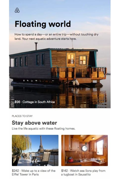 Promotional email example 9