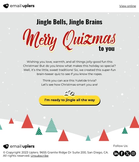 email trend email example