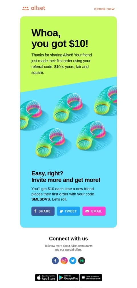 Allset Promotional Email