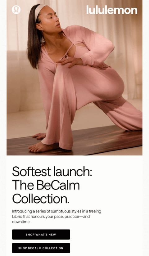 product launch email blast template