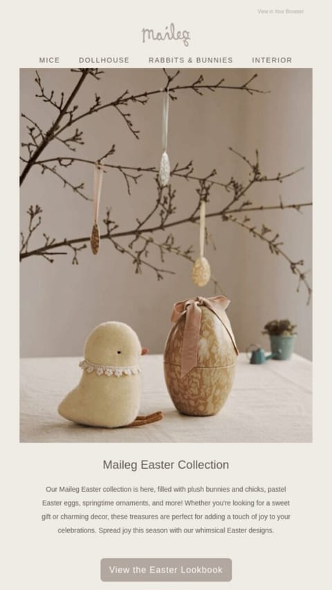 Easter bunny emails
