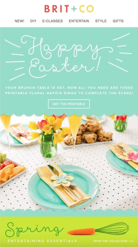 Green Easter themes