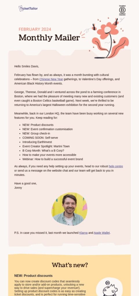 newsletter email format