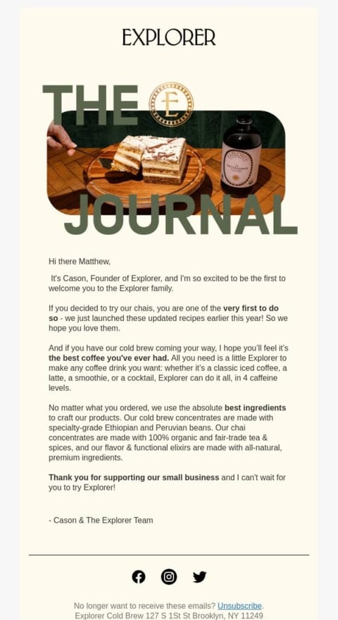 order confirmation email example from fellow explorer