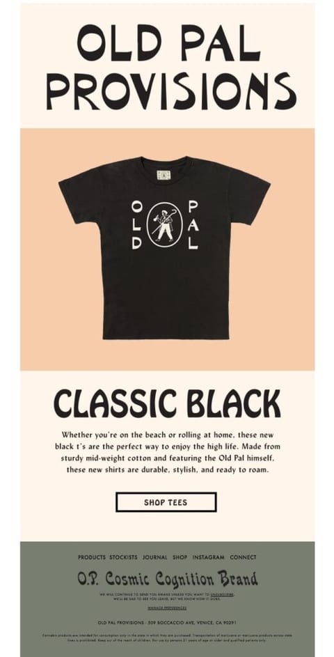 Product recommendation email