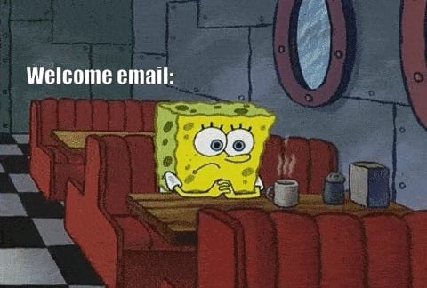 welcome email lonely