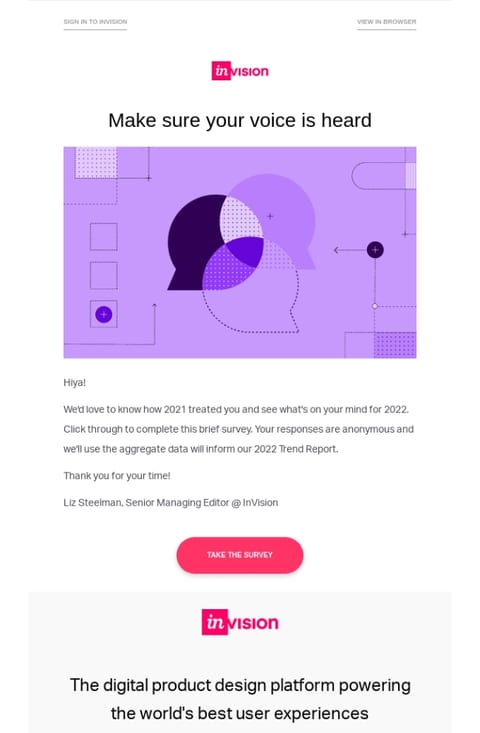 Email 3 in winback campaign