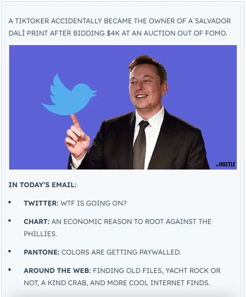 The Hustle Newsletter