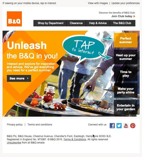 bqemail hover elements example