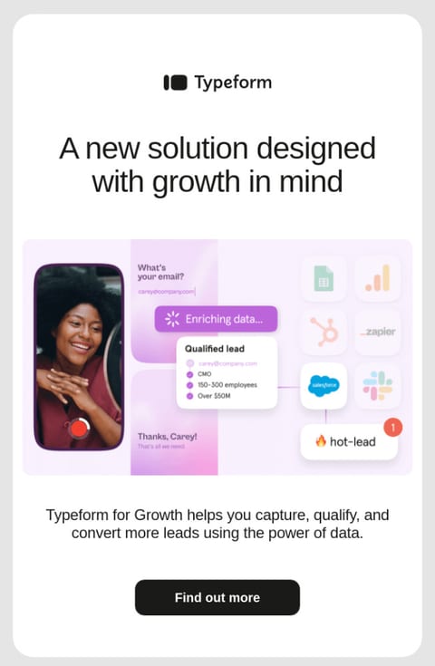 educational launch email example
