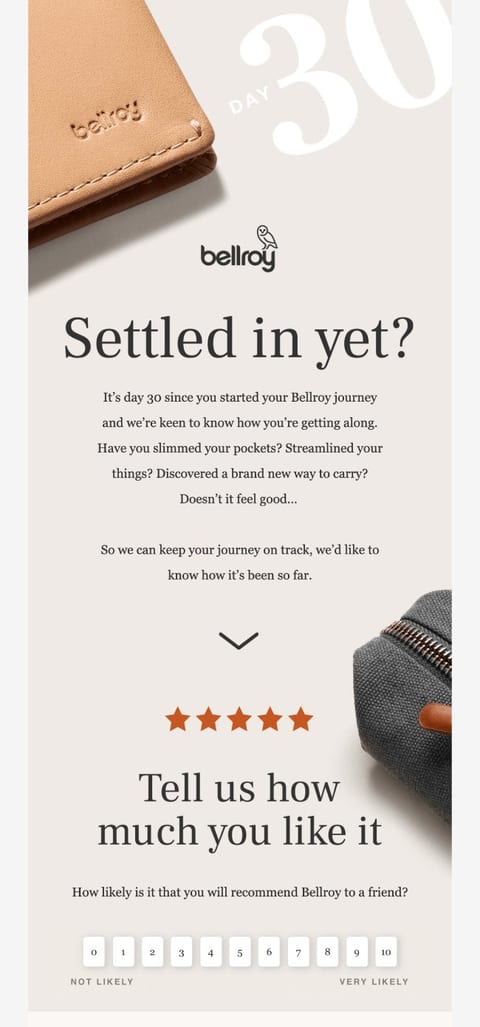 Post purchase upsell example