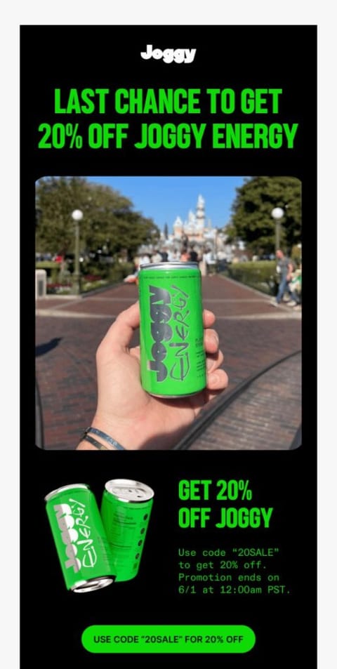 Urgency email example 2