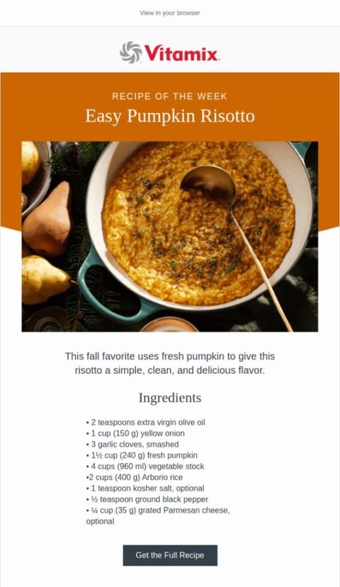 Vitamix Thanksgiving