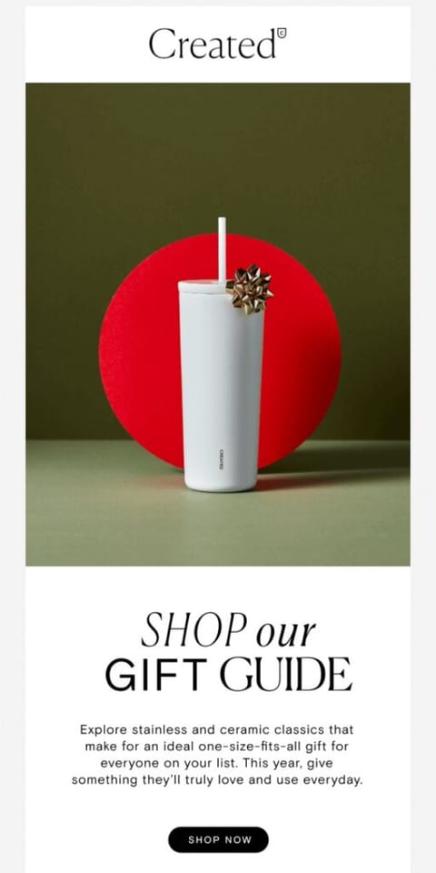 december email example 6