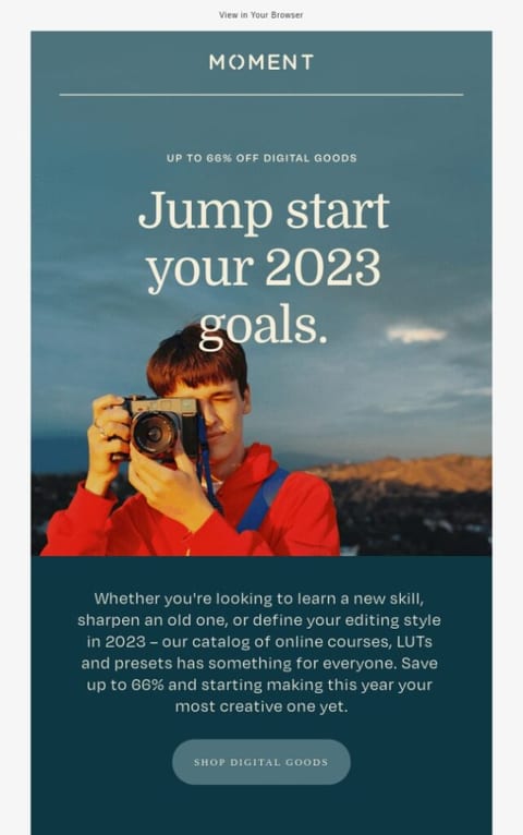 new year email example 2