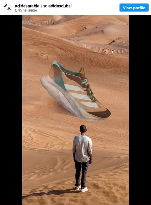 Adidas Adizero guerrilla marketing example