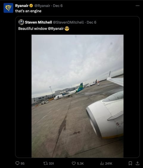 RyanAir guerrilla marketing example