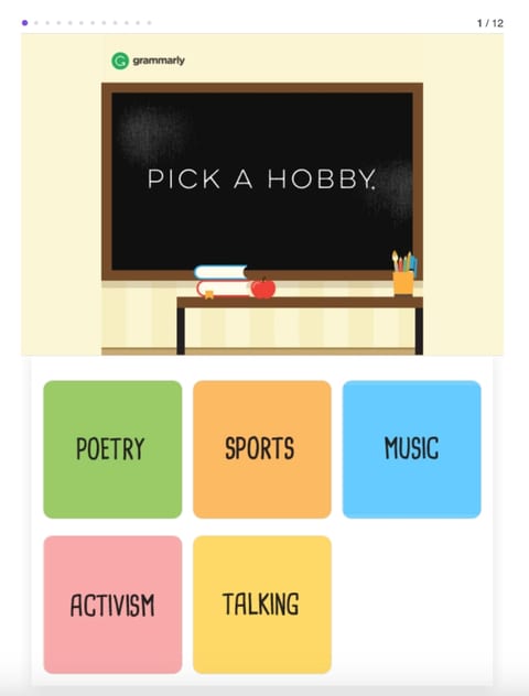 quiz funnel example