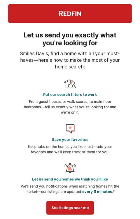 real estate email template-Property listing