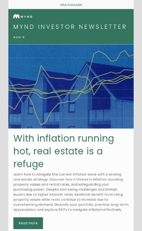 real estate newsletter