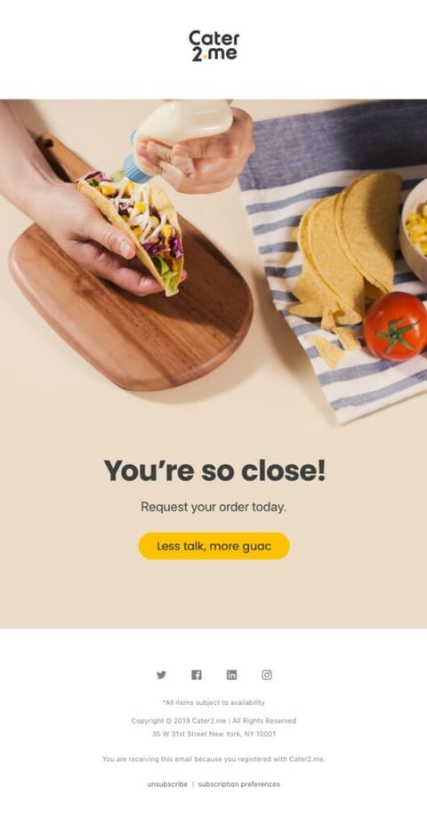 Cinco de mayo offers - may newsletter ideas
