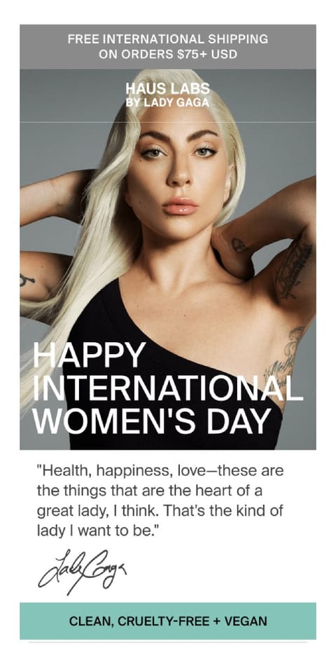 International womens day - March newsletter ideas