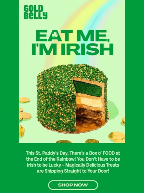 St.Patricks Day celebration - March newsletter ideas