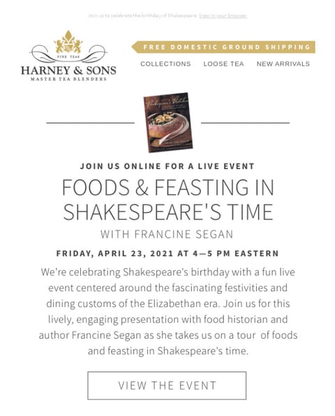 shakespeare day april newsletter idea