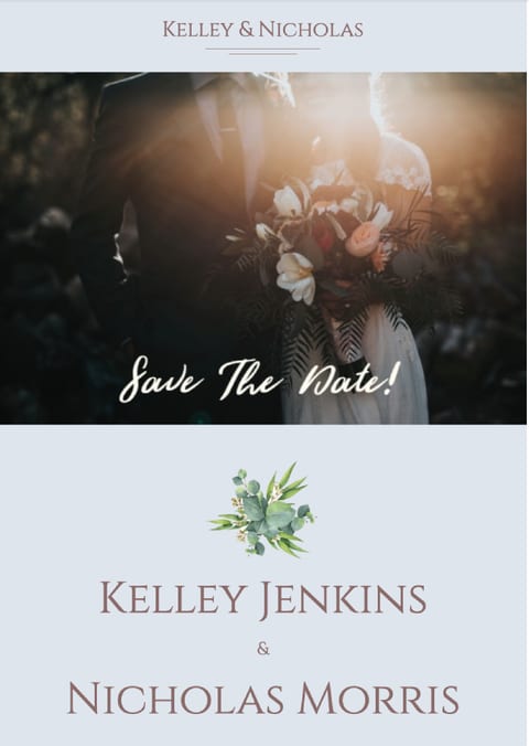 wedding email invite 2