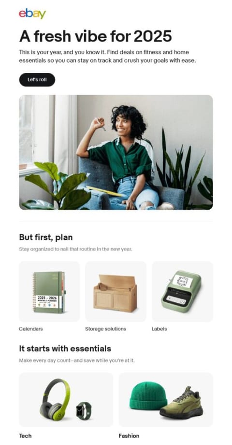 New year email - december newsletter ideas