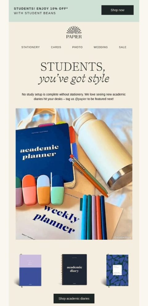 back to school marketing - july newsletter idea