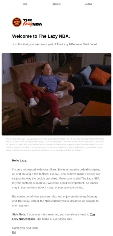 lazy day august newsletter ideas