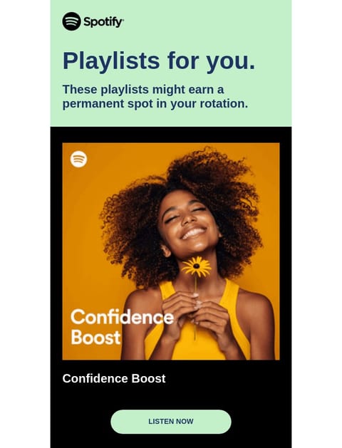 music recommendation email summer