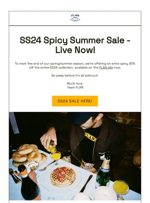 summer sale email
