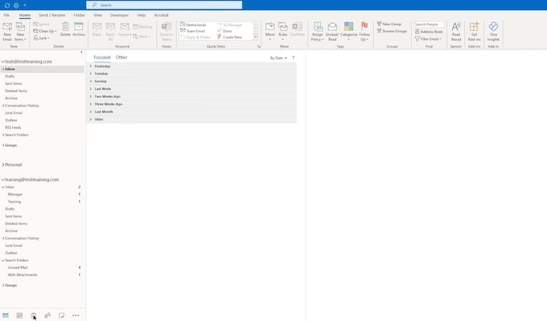 Microsoft Outlook email client