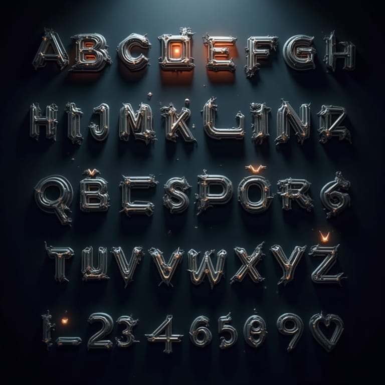 AI generated font trend for email