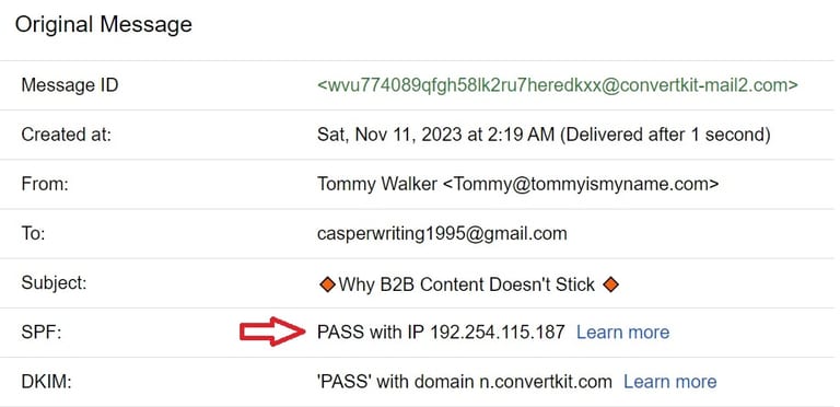 SPF IP address