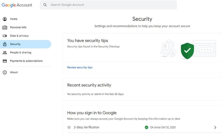 Activate two-step verification in Gmail.