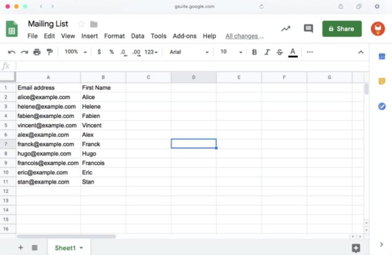 Gmal Example How to Send Mass Personalized Emails? A Comprehensive Guide