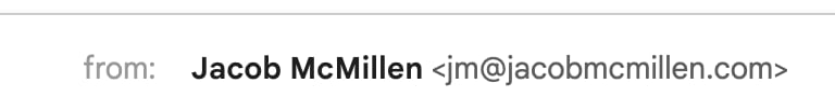 email sender name example