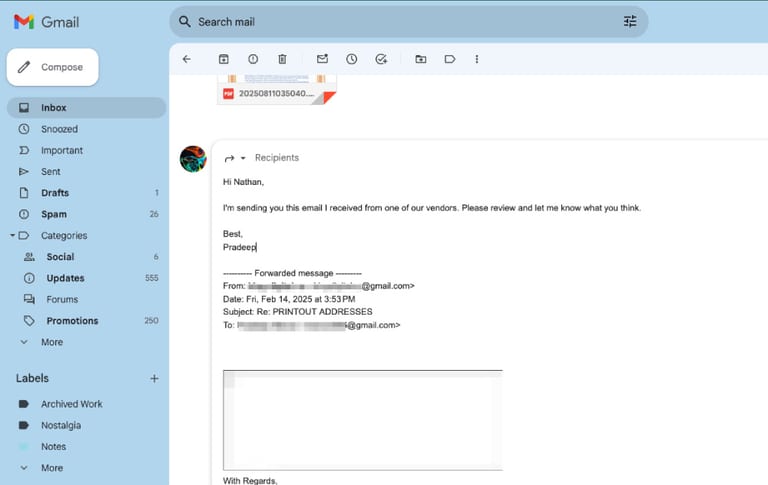 Add context when you forward emails