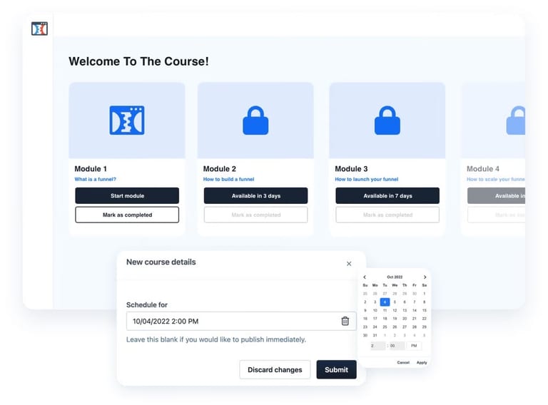 Course Creation on ClickFunnels