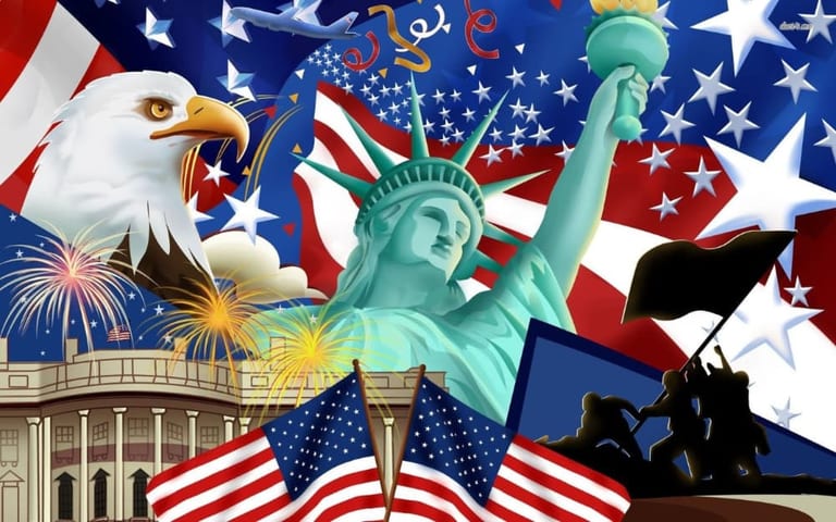 American symbols of July 4th