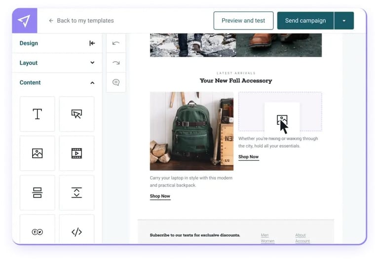 Mailjet UI