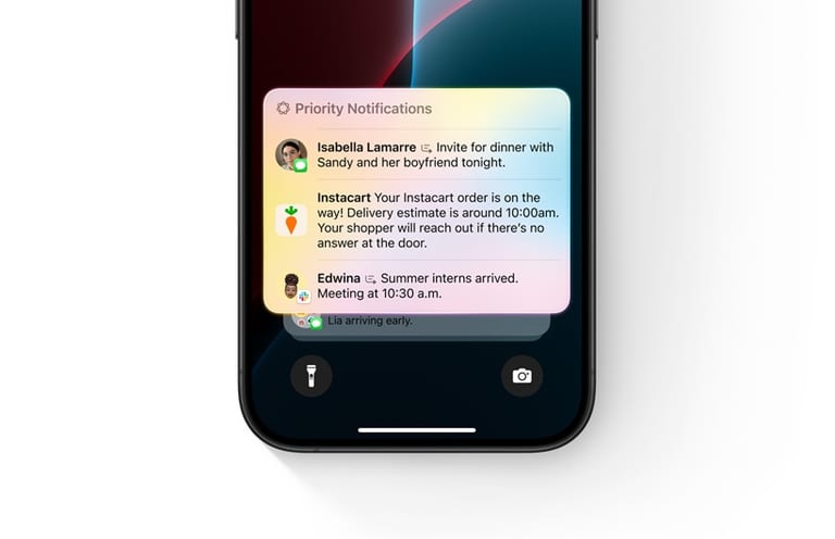 Priority Notifications summarizes emails as well