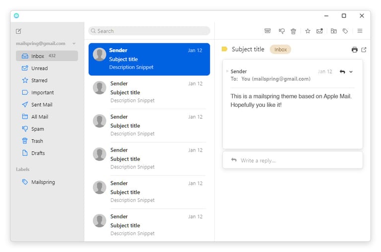 Mailspring for Windows