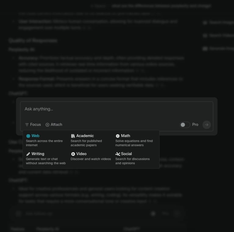 Perplexity UI