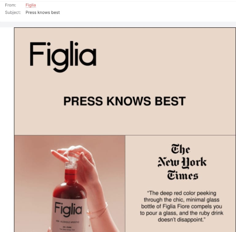 social proof in cold emails example