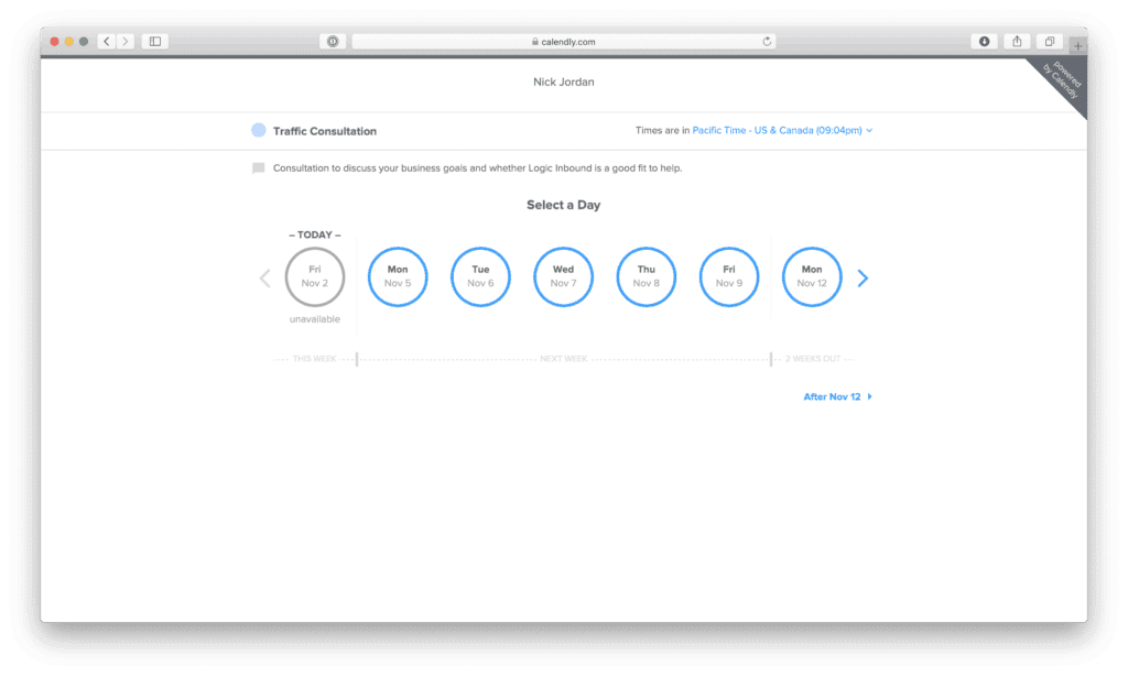 Get Consultation Calls With Calendly