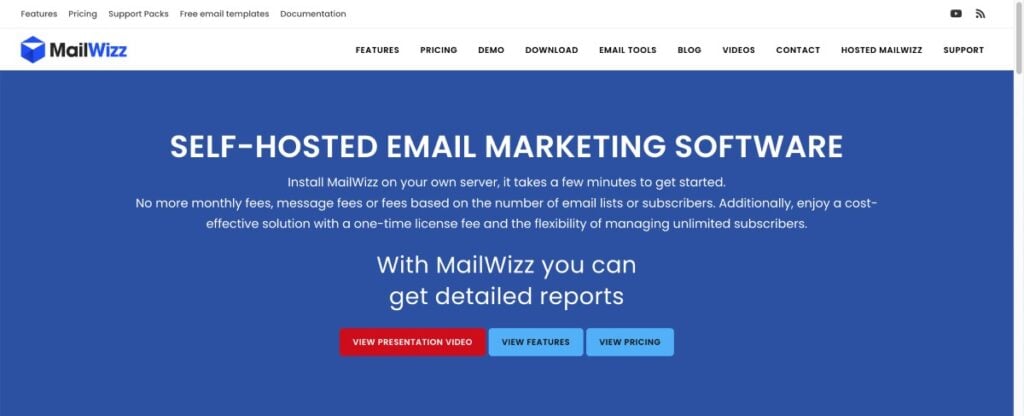 Self-hosted email marketing software